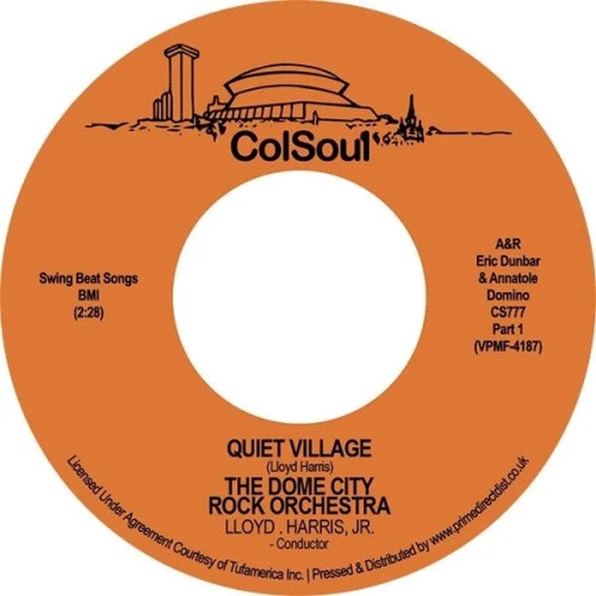 The Dome City Rock Orchestra – Quiet Village RSD – 7″ Vinyl