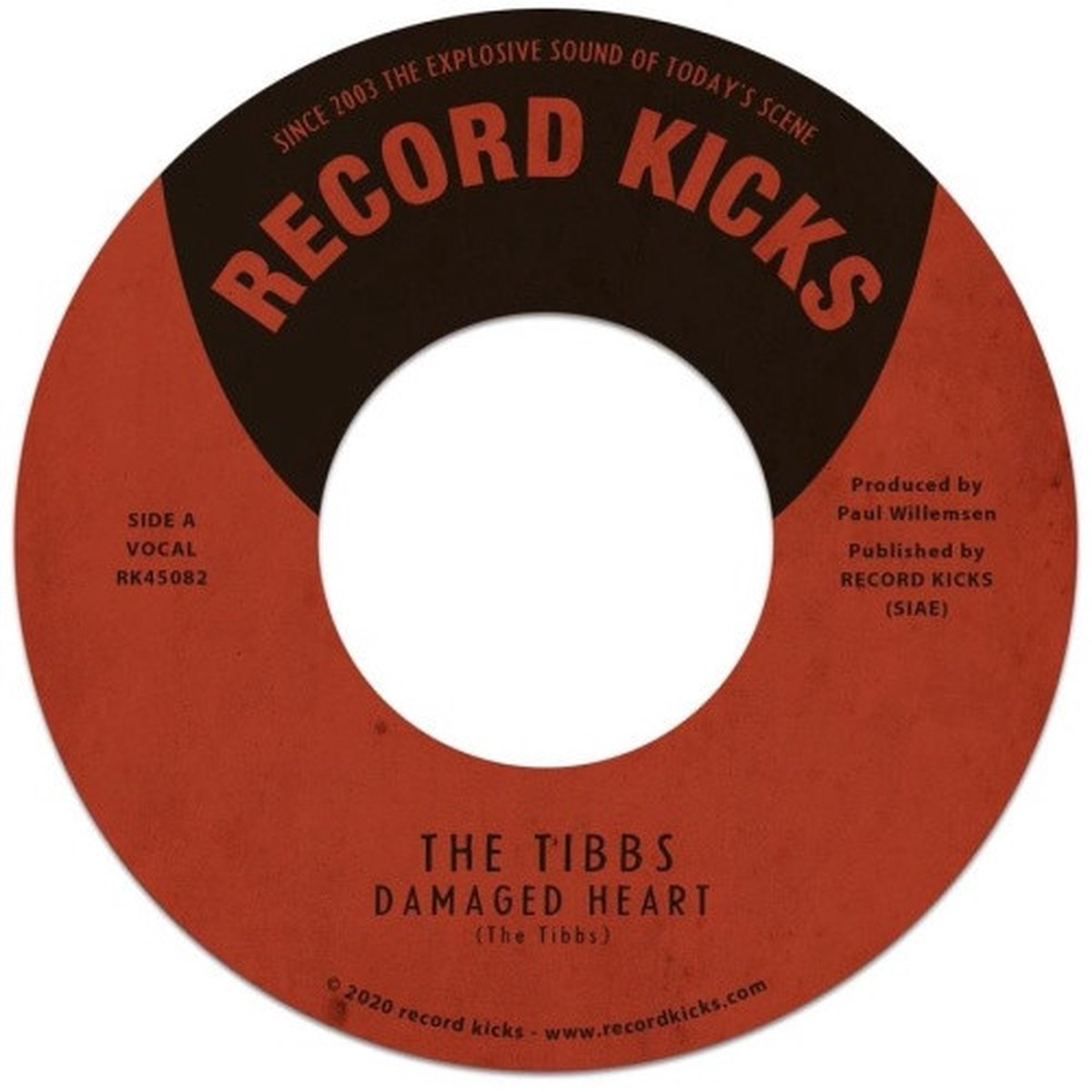 The Tibbs – Damaged Heart / Ball And Chain – 7″ Vinyl