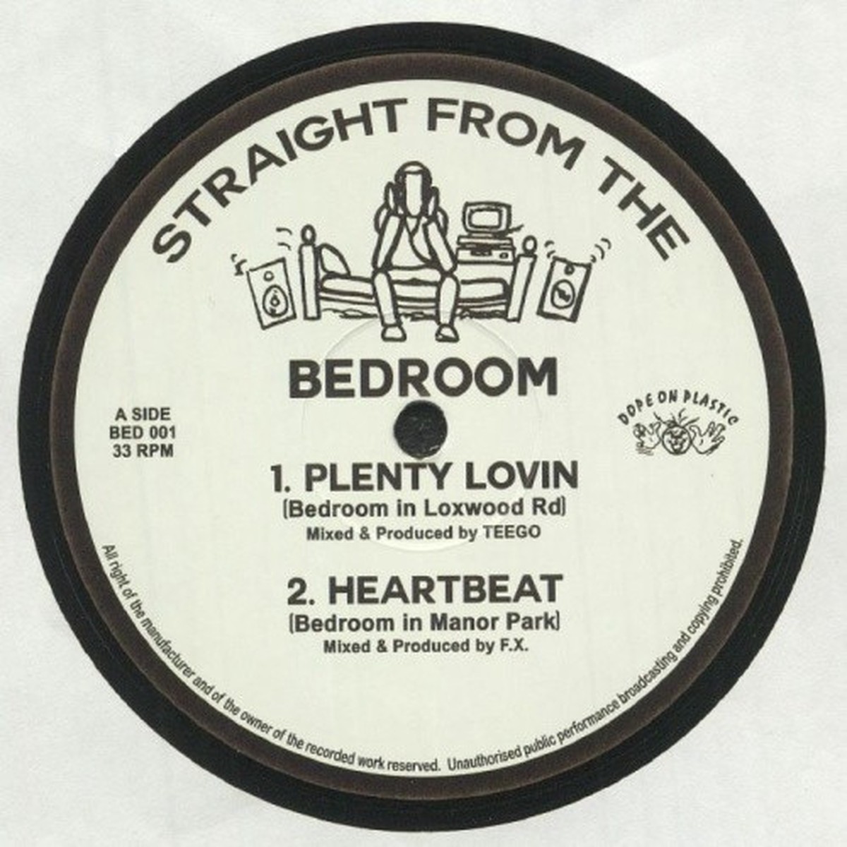 Various Artists – Straight From The Bedroom Vol. 1 – 12″ Vinyl