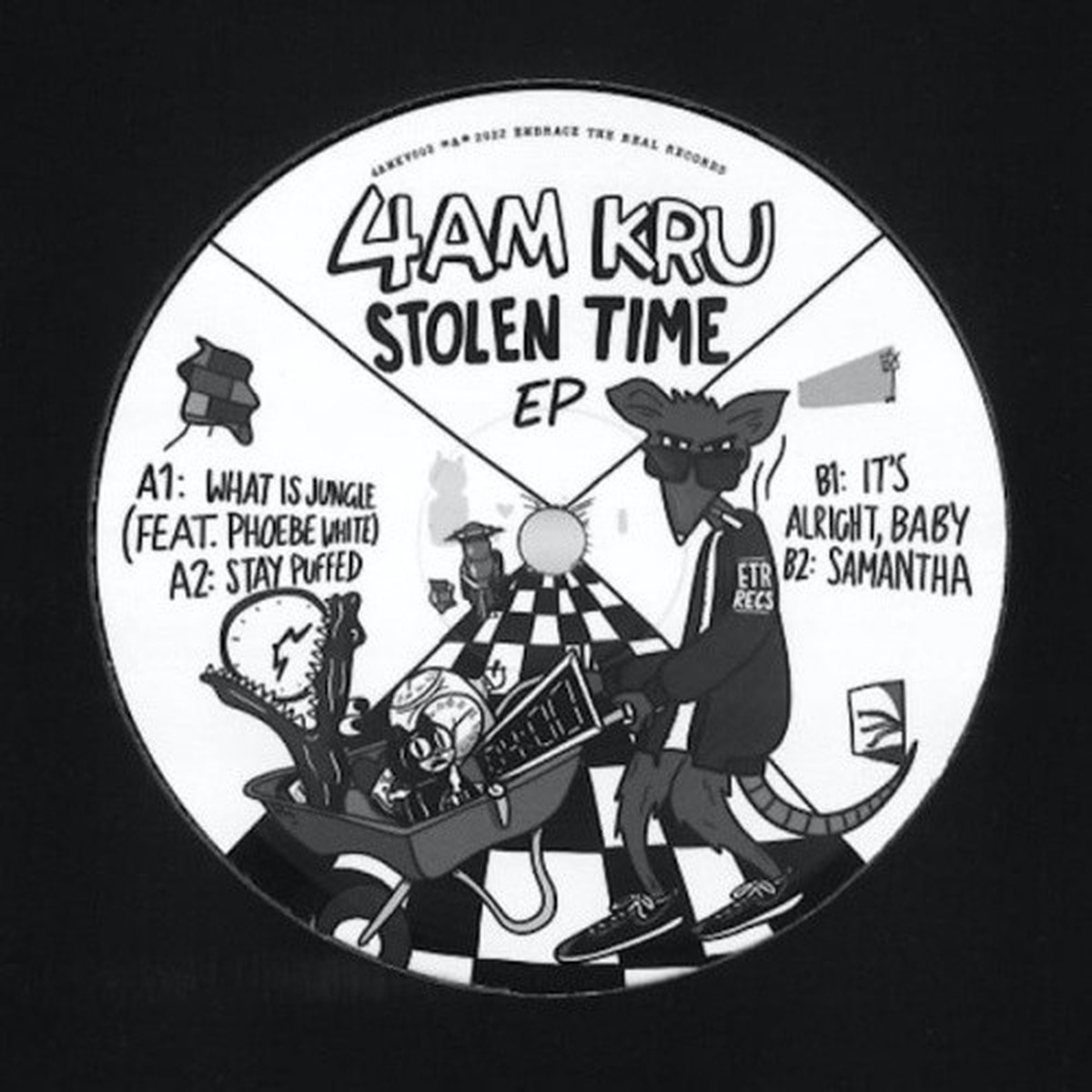 4am Kru – Stolen Time Ep – 12″ Vinyl