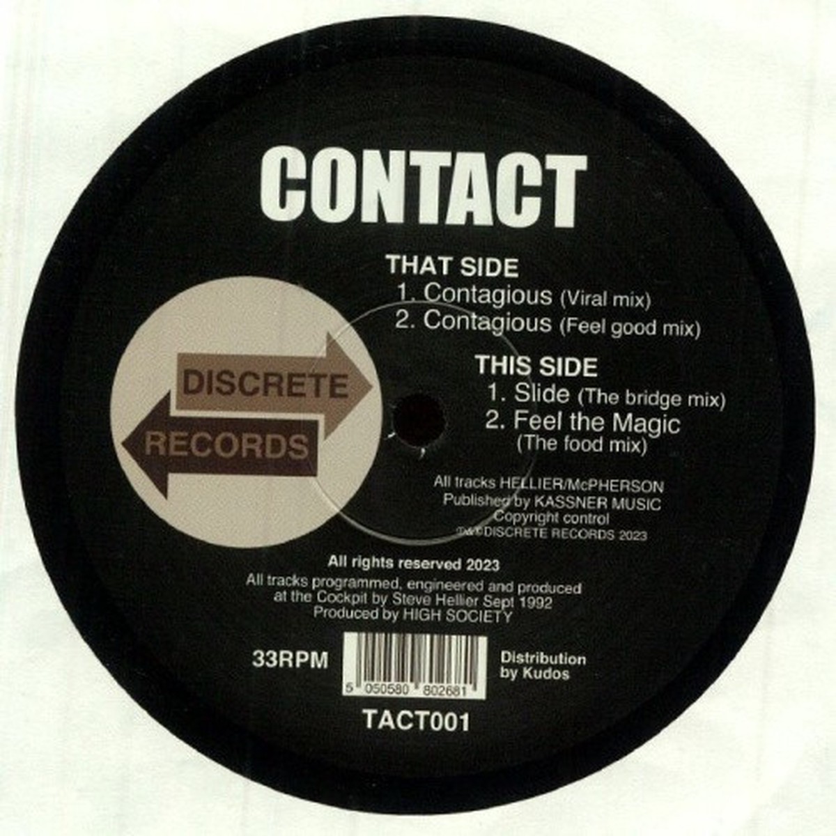Contact – Contagious – 12″ Vinyl