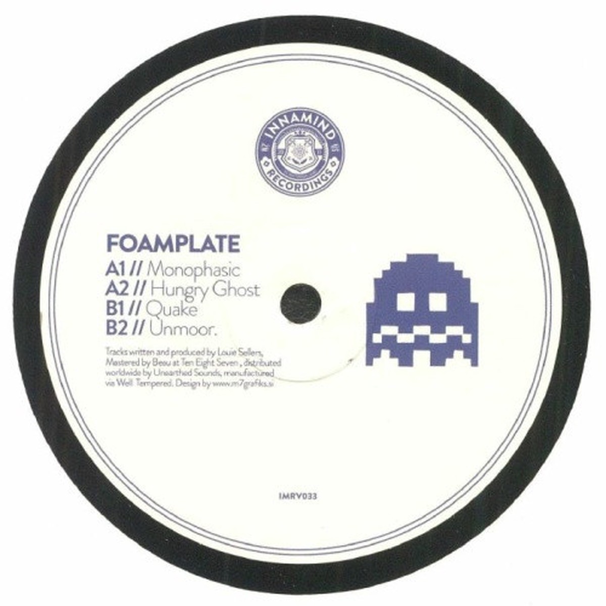 Foamplate – Hungry Ghost Ep – 12″ Vinyl