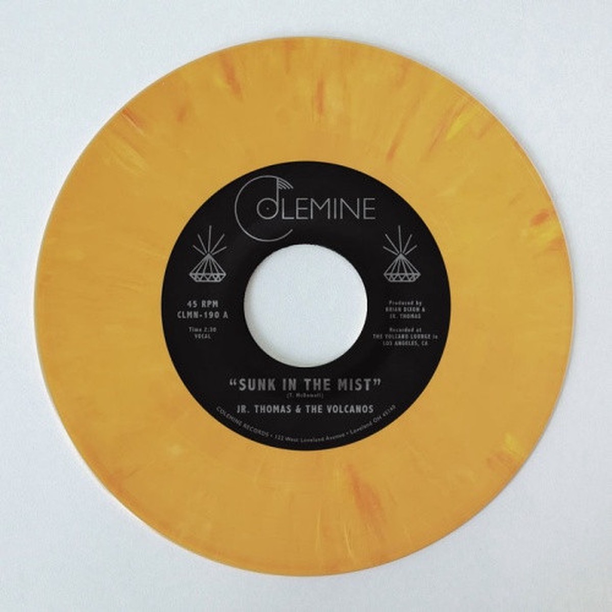 Jr. Thomas & The Volcanos – Sunk In The Mist / Lava Rock – 7″ Colored Vinyl