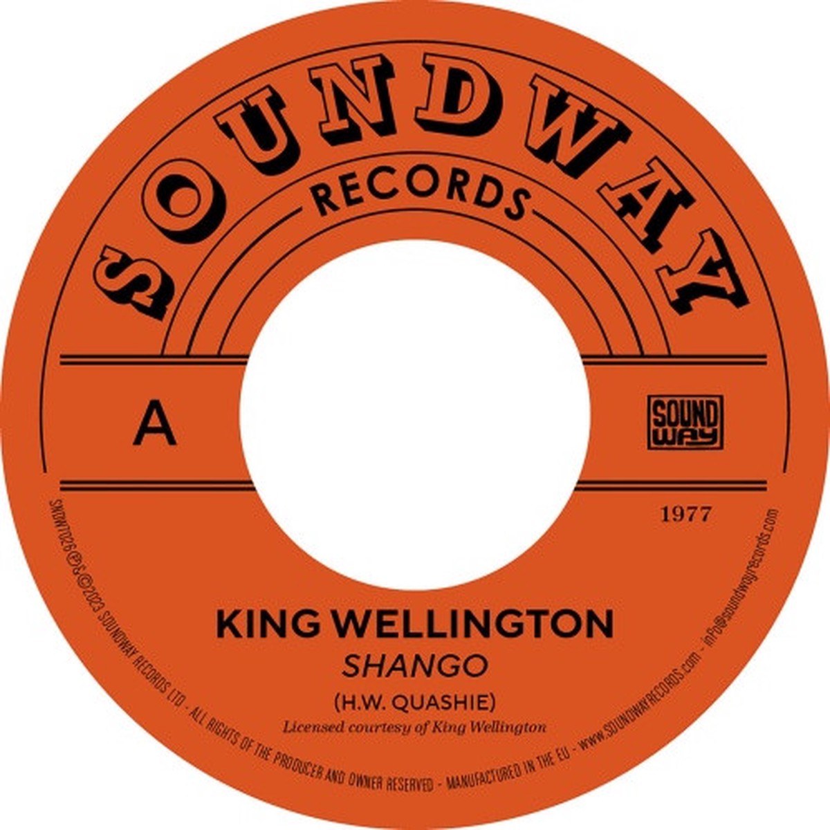 King Wellington / Frends – Shango / Mystery Music – 7″ Vinyl