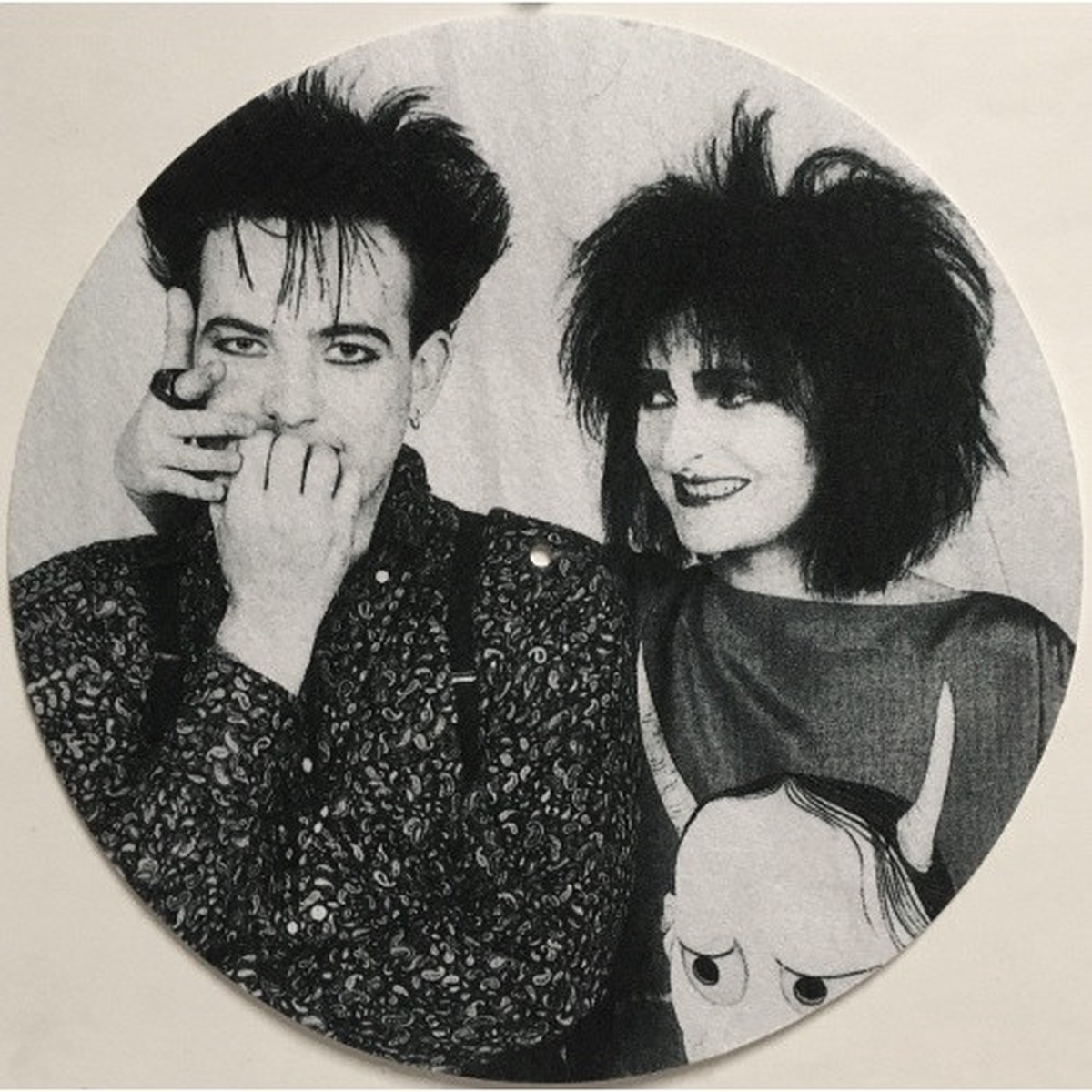 Robert Smith & Siouxsie Sioux – Together – Single Slipmat