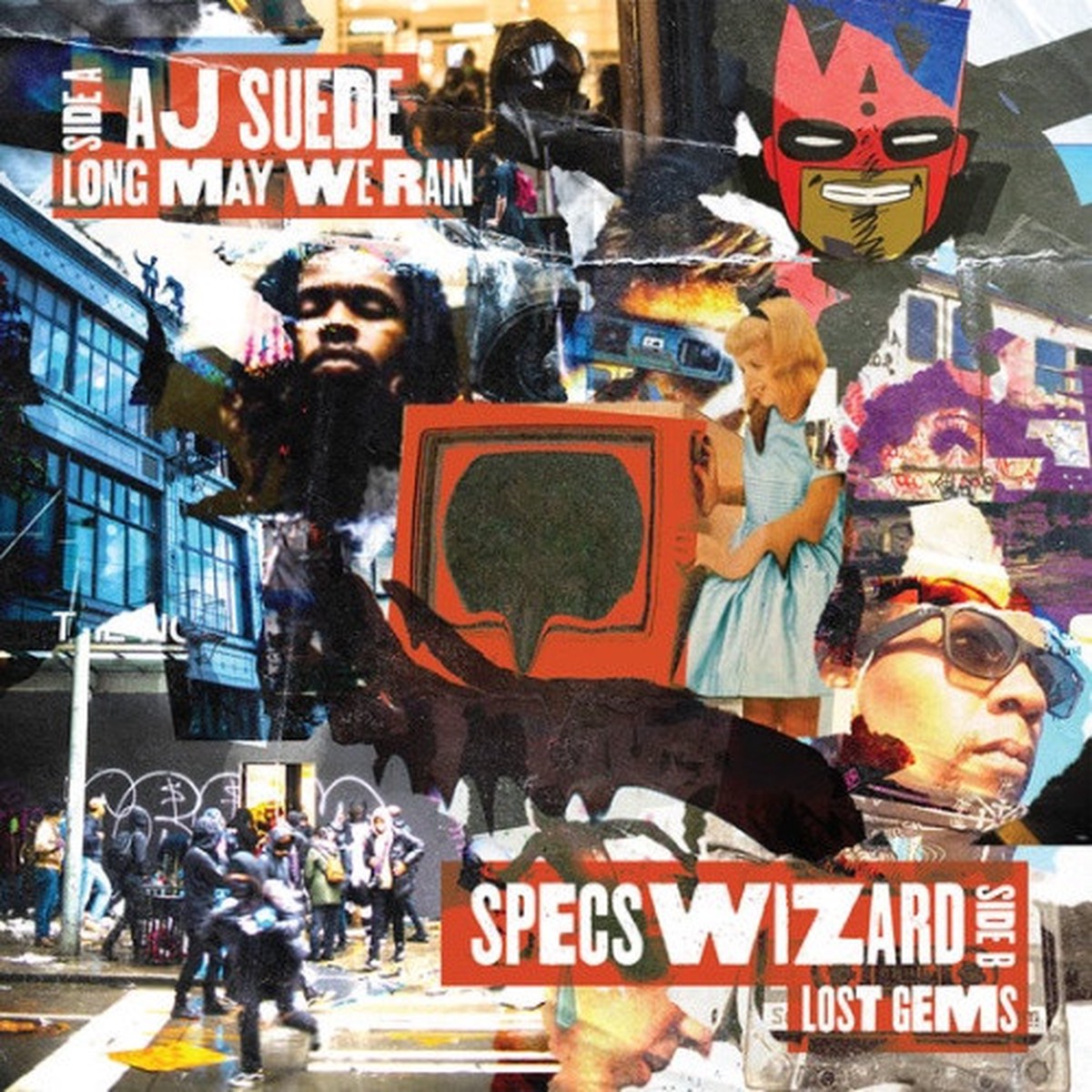 AJ Suede / Specs Wizard – Long May We Rain / Lost Gems – LP Vinyl