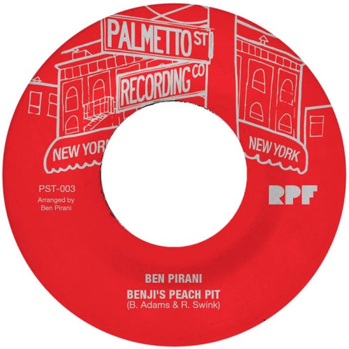 Ben Pirani – Benji’s Peach Pit / Evolfo – 7″ Vinyl