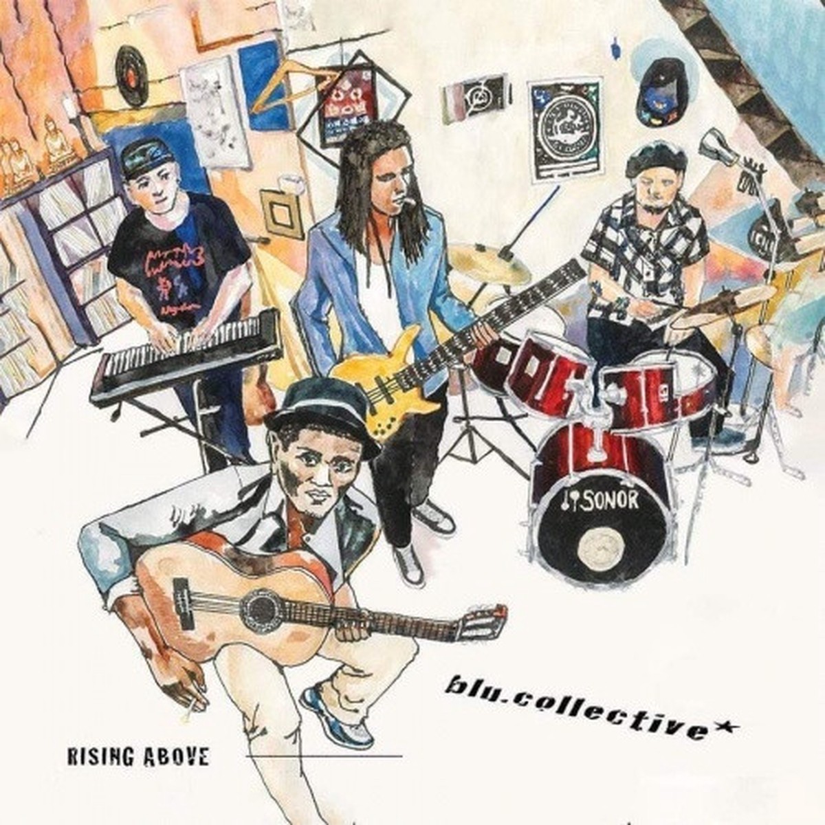 blu.collective – Rising Above – 7″ Vinyl