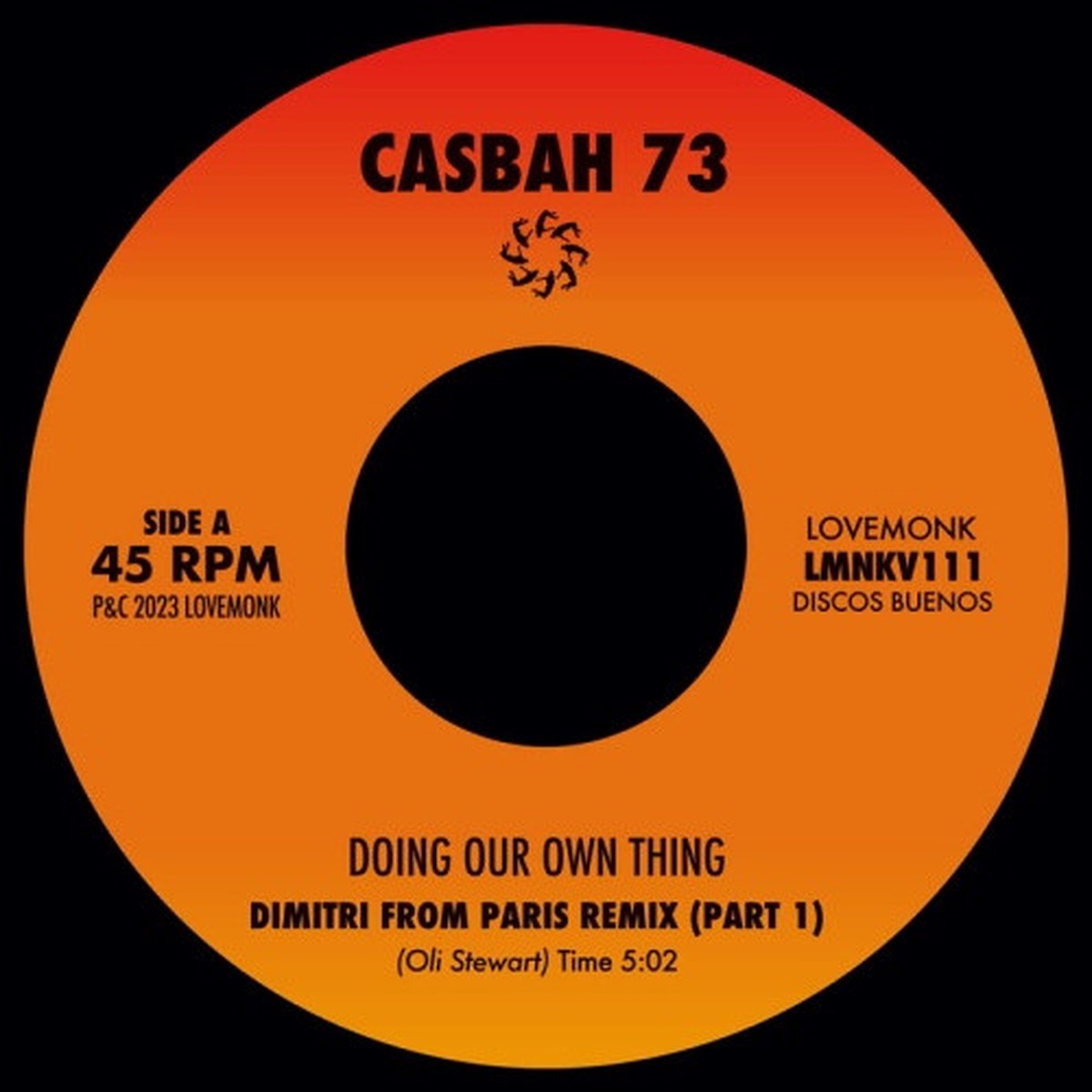 Casbah 73 – Doing Our Own Thing (Dimitri From Paris Remix) – 7″ Vinyl