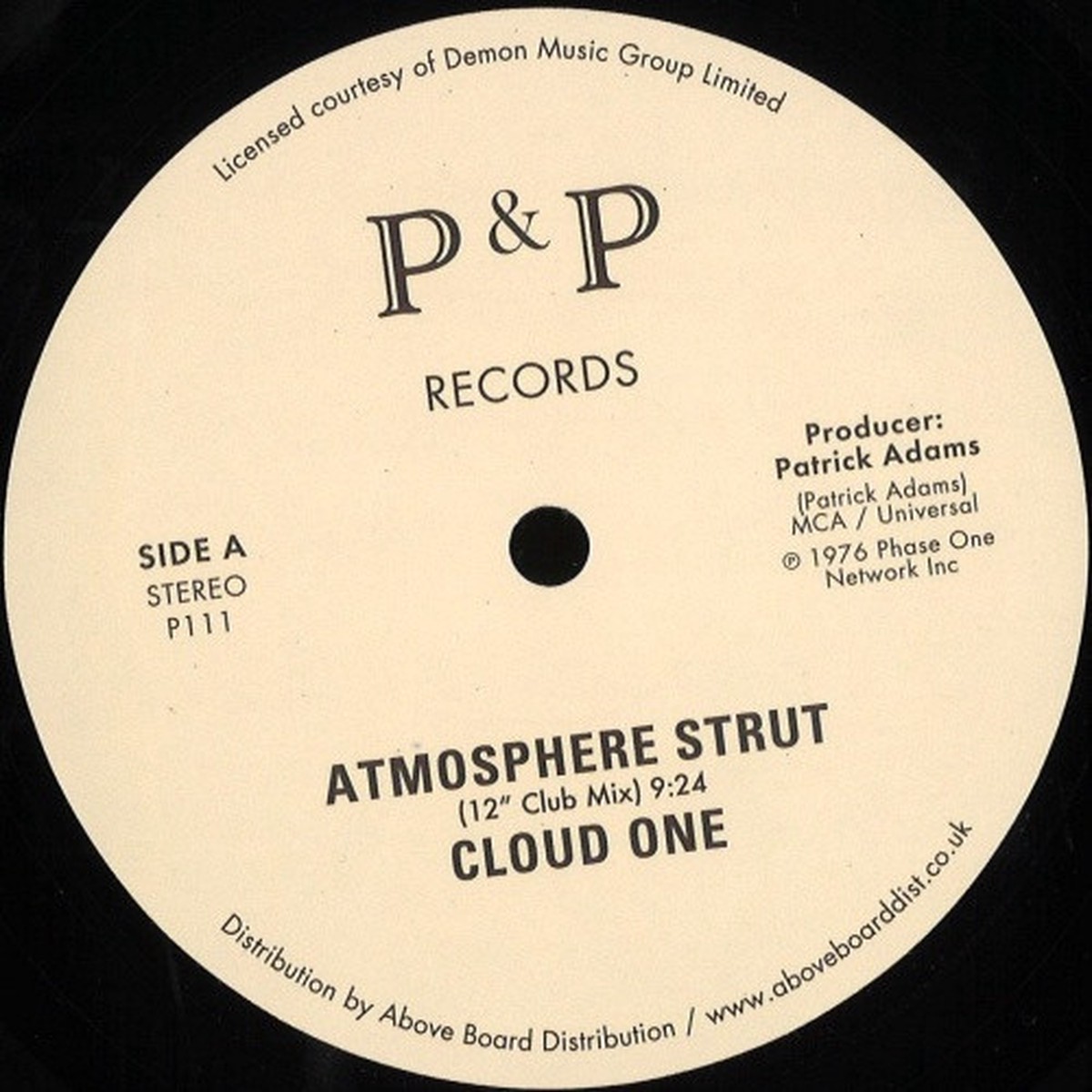 Cloud One – Atmosphere Strut (Kon’s Fly Away Edit) – 12″ Vinyl