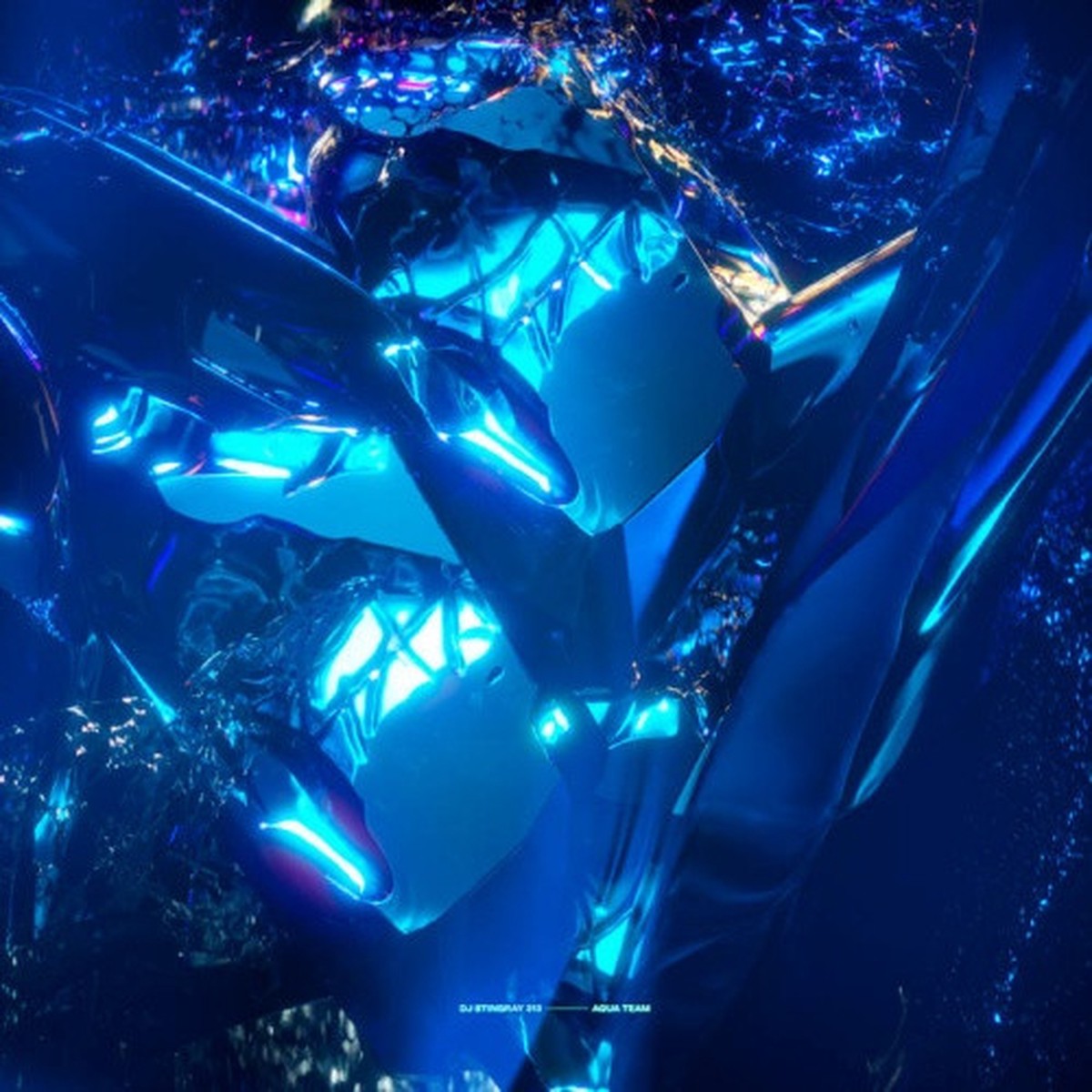 DJ Stingray 313 – Aqua Team – 3x LP Vinyl