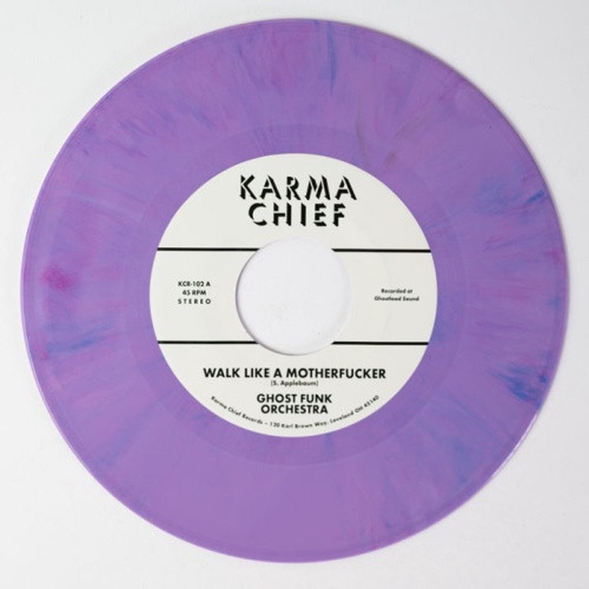 Ghost Funk Orchestra – Walk Like A Motherfucker – 7″ Purple Vinyl