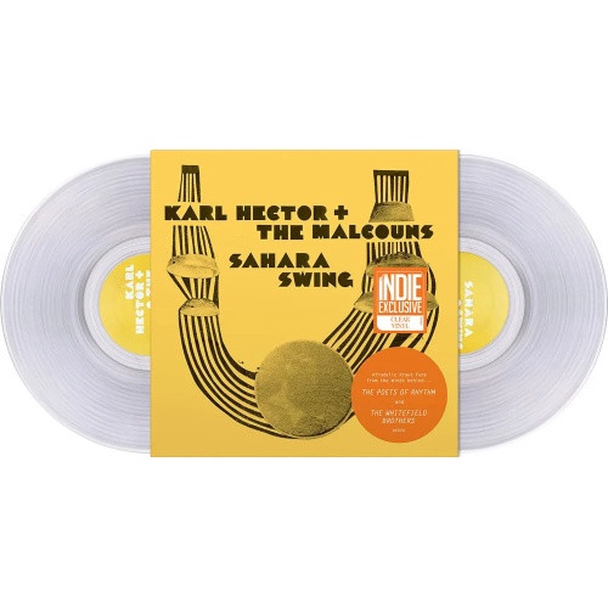 Karl Hector & The Malcouns – Sahara Swing – 2x LP Clear Vinyl