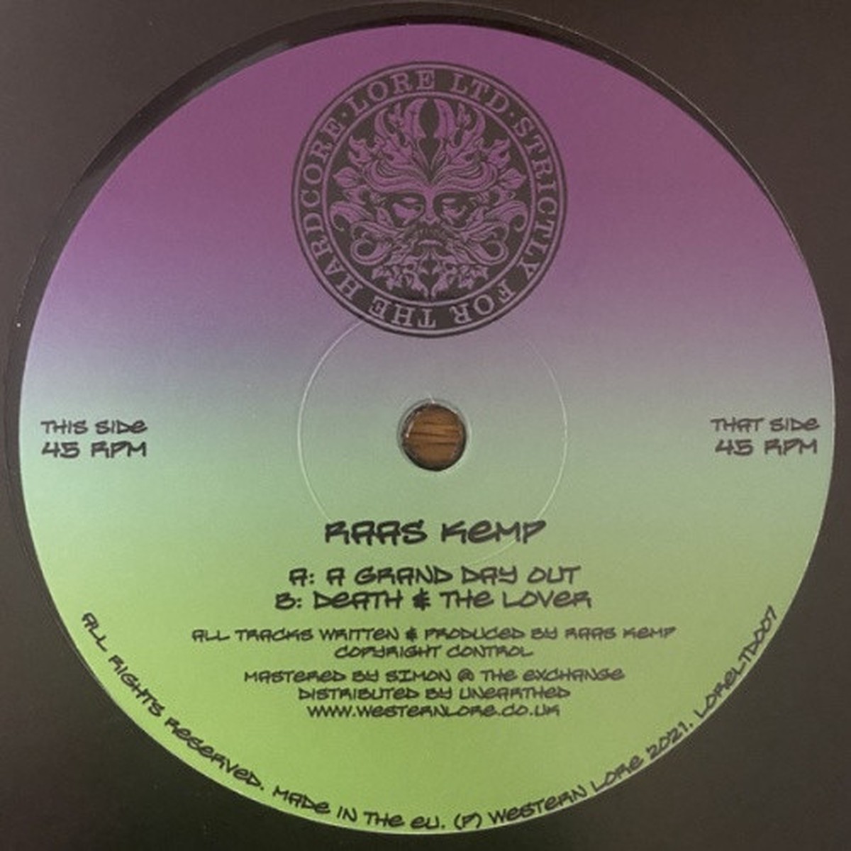 Raas Kemp – A Grand Day Out – 12″ Vinyl