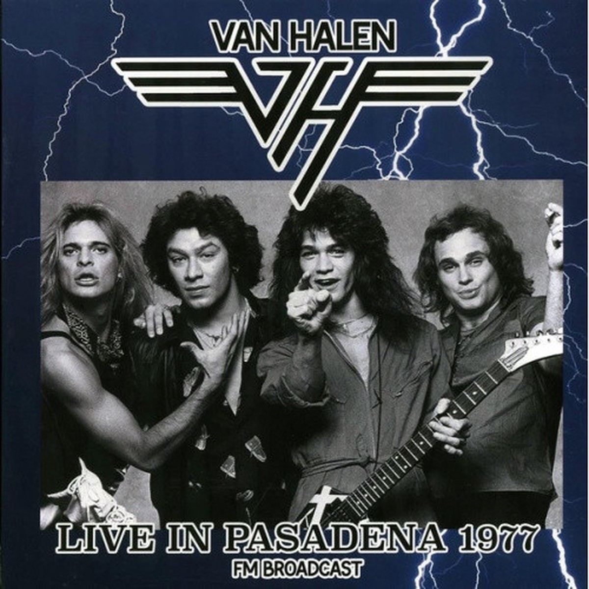 Van Halen – Live In Pasadena 1977 FM Broadcast – LP Vinyl