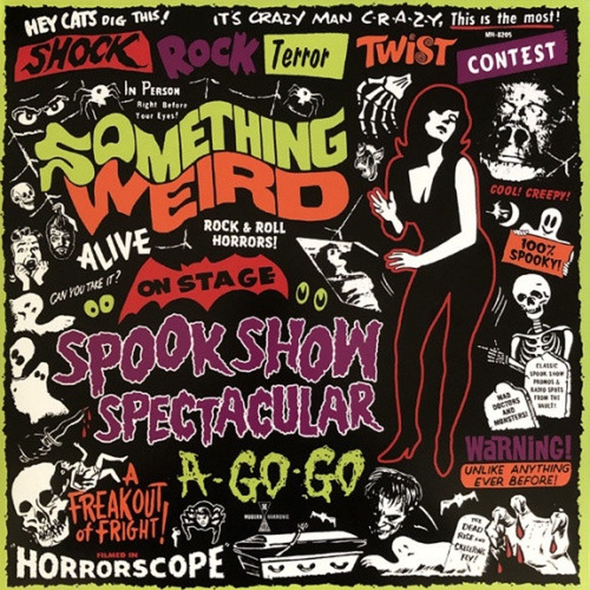 Various Artists – Something Weird: Spook Show Spectacular A-Go-Go – LP Colored Vinyl+DVD
