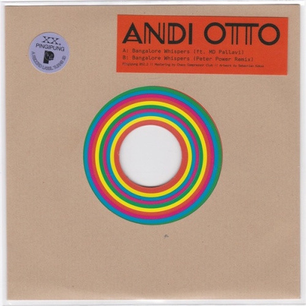Andi Otto – Bangalore Whispers – 7″ Vinyl