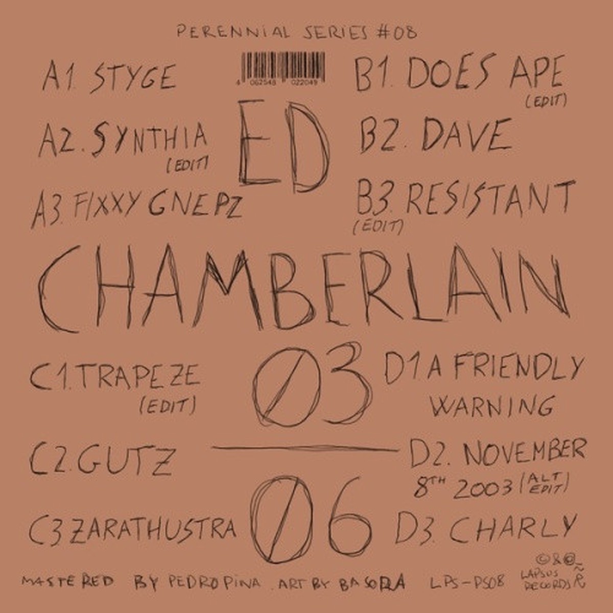 Ed Chamberlain – 03/06 – 2x LP Vinyl