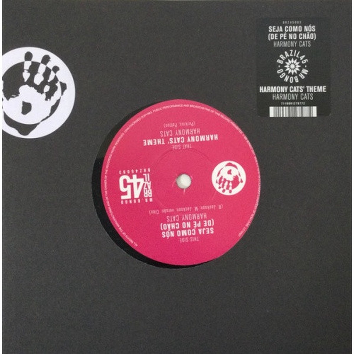 Harmony Cats – Seja Como Nos (De Pe No Chao) – 7″ Vinyl