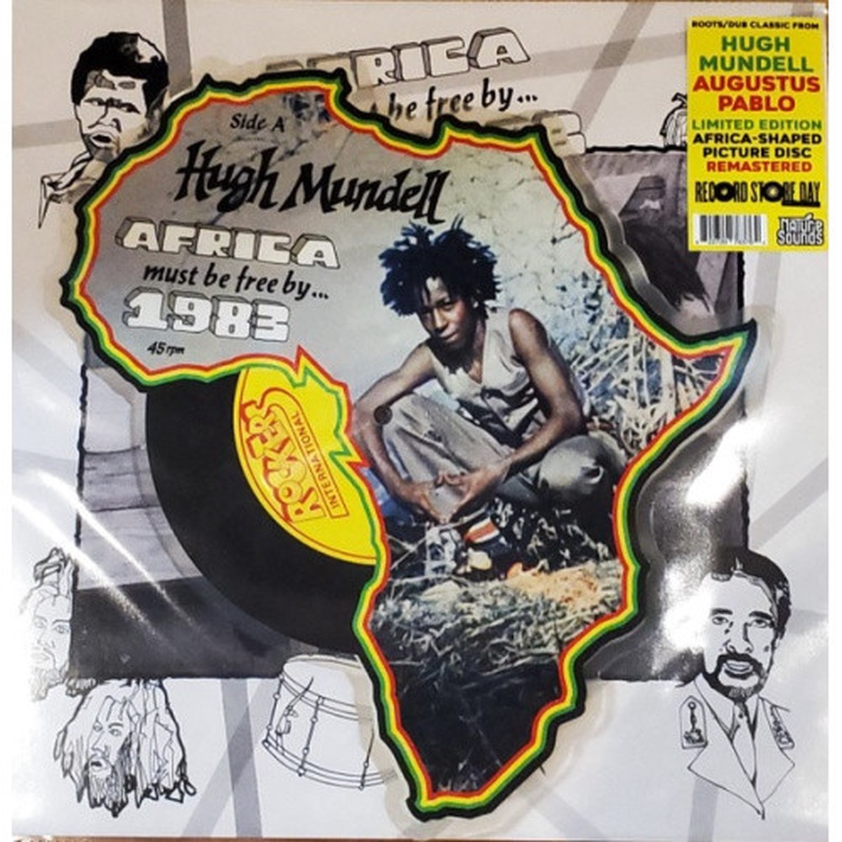 Hugh Mundell – Africa Must Be Free By 1983 RSD – 10″ Picture Disc Vinyl