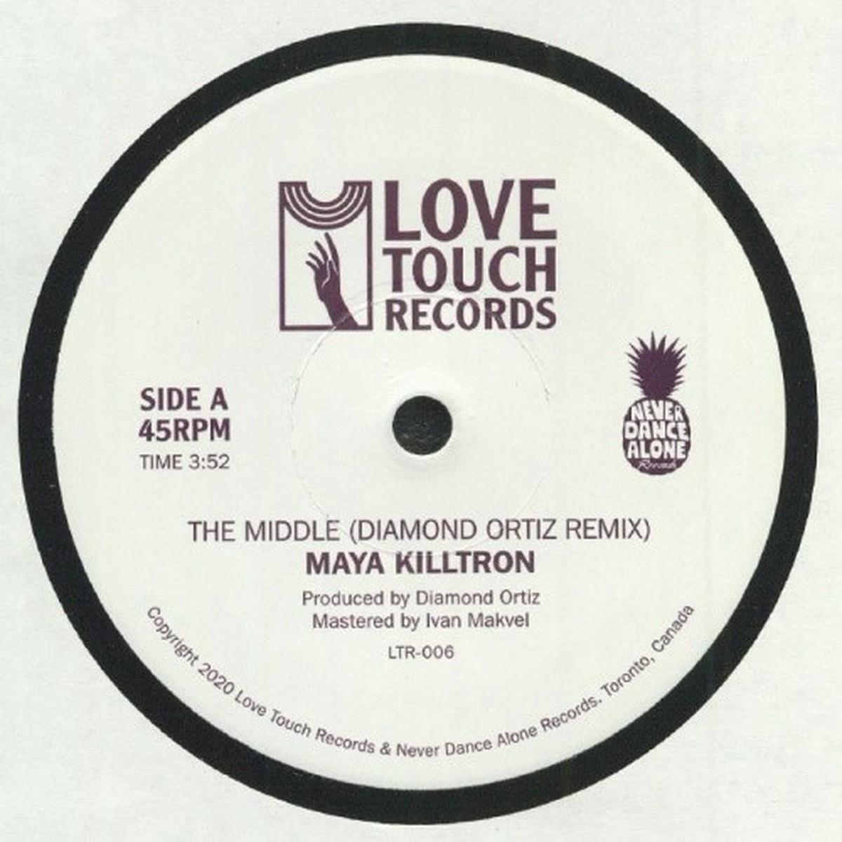 Maya Killtron – The Middle – 7″ Vinyl