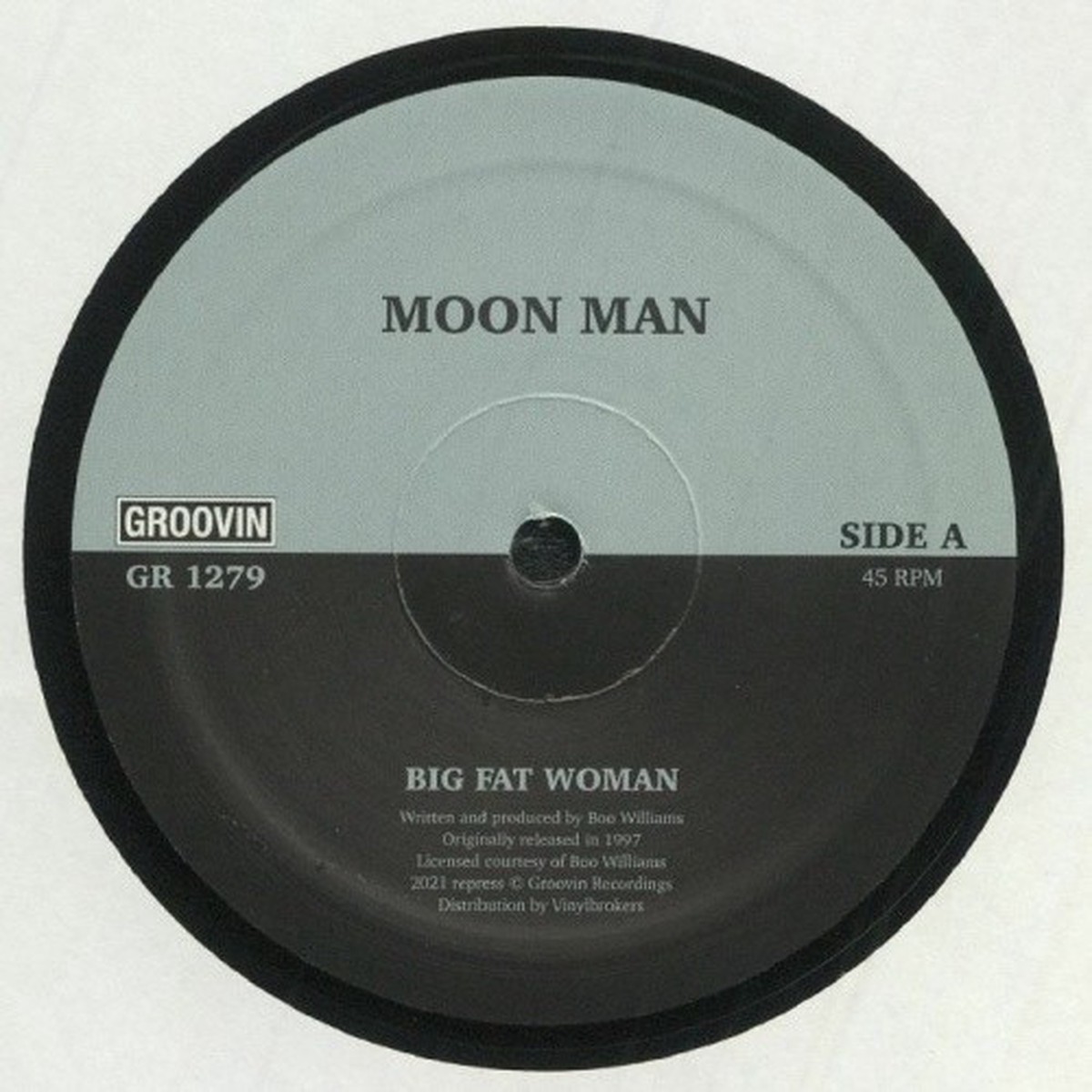Moon Man (Boo Williams) – Big Fat Woman – 12″ Vinyl