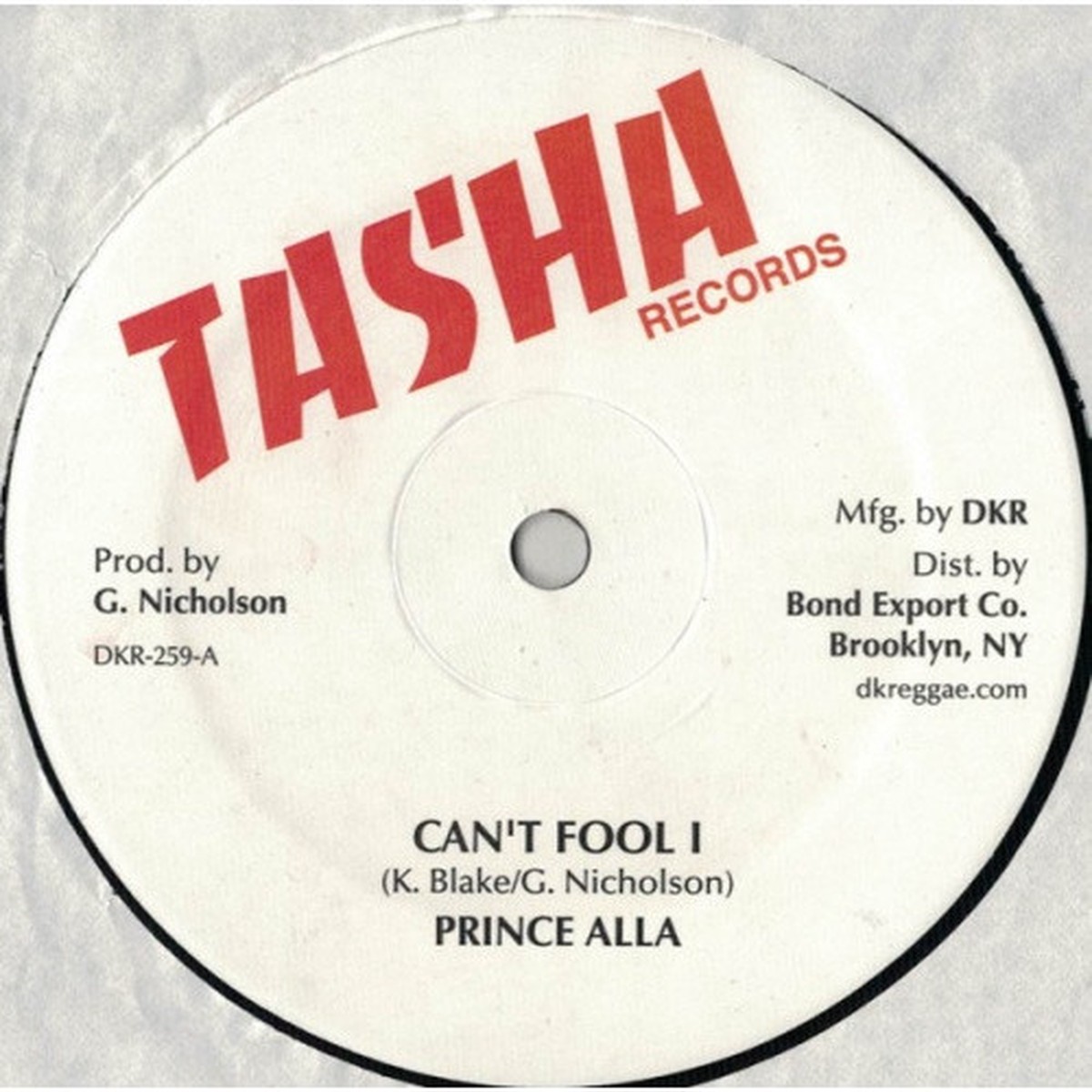 Prince Alla – Can’t Fool I / Easy Skanking – 12″ Vinyl