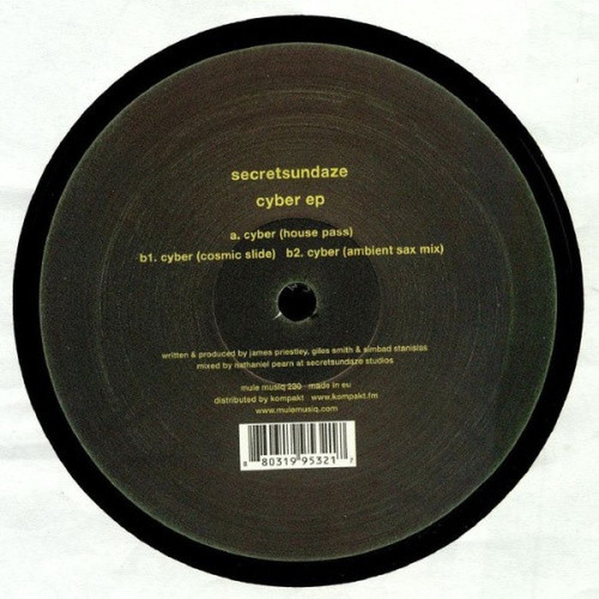 Secretsundaze – Cyber Ep – 12″ Vinyl