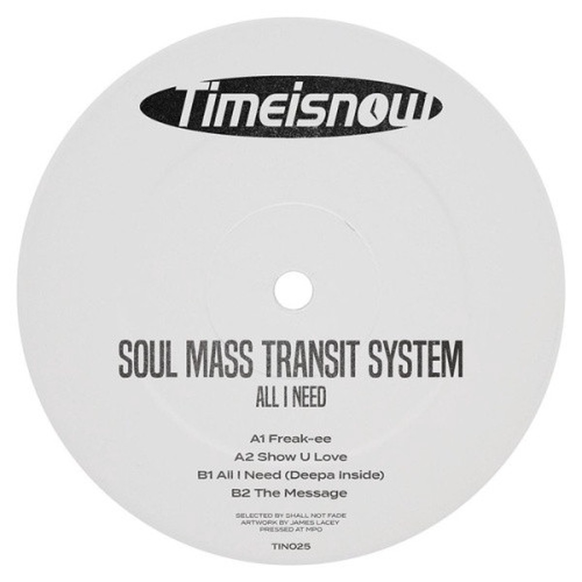 Soul Mass Transit System – All I Need – 12″ Vinyl