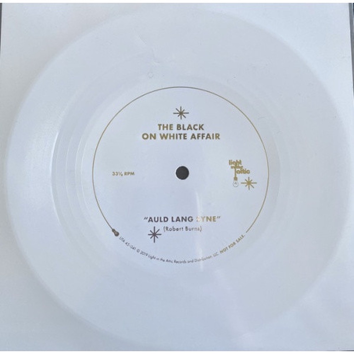The Black On White Affair – Auld Lang Syne – 7″ Flexi-disc