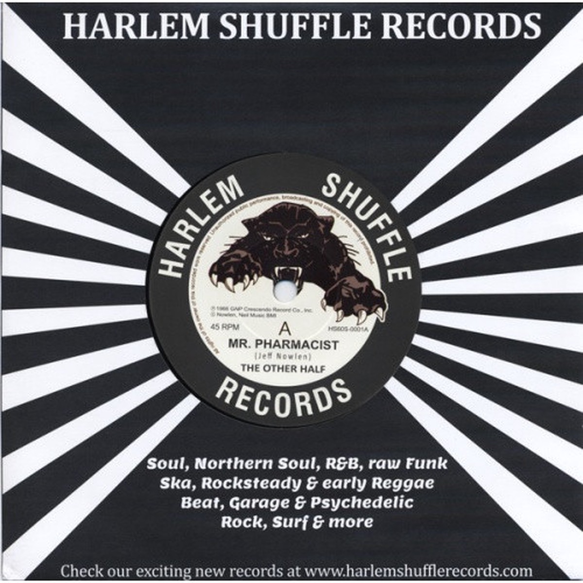 The Other Half – Mr. Pharmacist / I’ve Come So Far – 7″ Vinyl