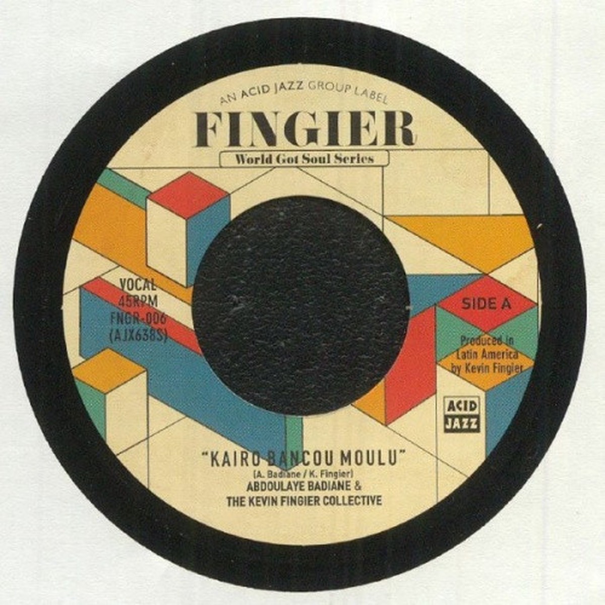 Abdoulaye Badiane / The Kevin Fingier Collective – Kairo Bancou – 7″ Vinyl