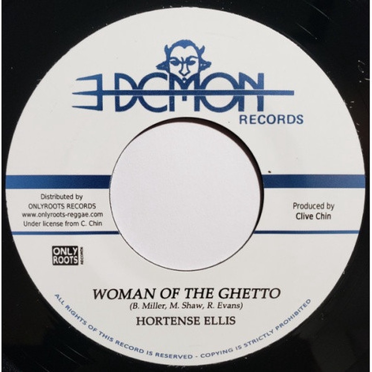 Hortense Ellis / Randy’s All Star – Woman Of The Ghetto – 7″ Vinyl