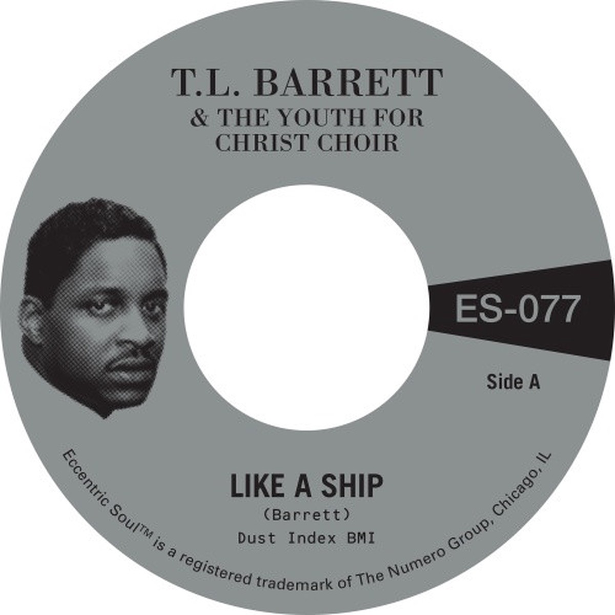 T.L. Barrett & The Youth For Christ Choir – Like A Ship / Nobody Knows – 7″ Vinyl