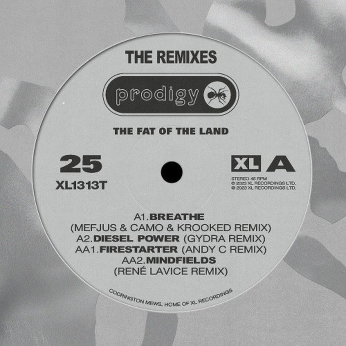 The Prodigy – The Fat Of The Land (The Remixes – 25th Anniversary) – 12″ Colored Vinyl