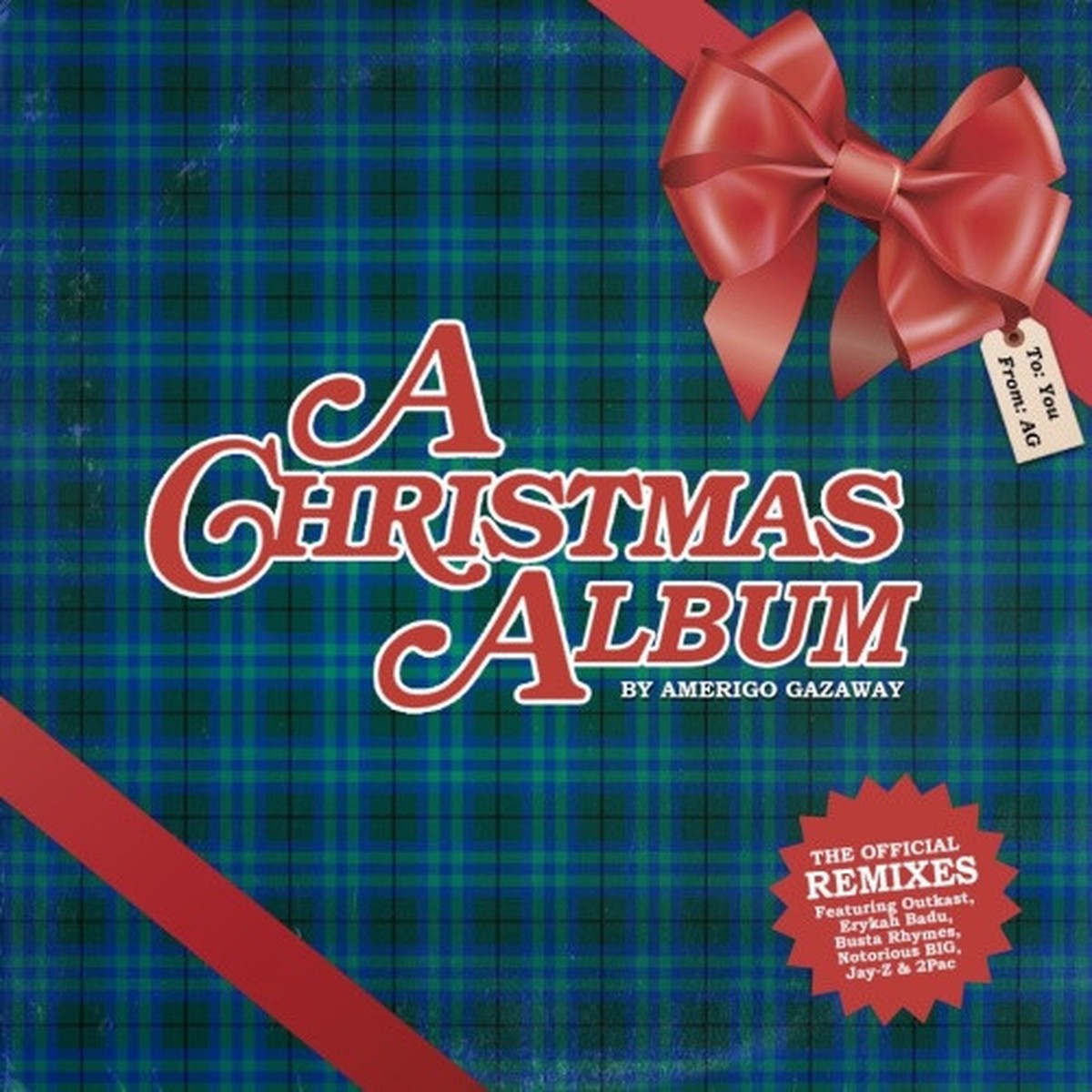 Amerigo Gazaway – A Christmas Album (Holiday Remixes) – LP Colored Vinyl