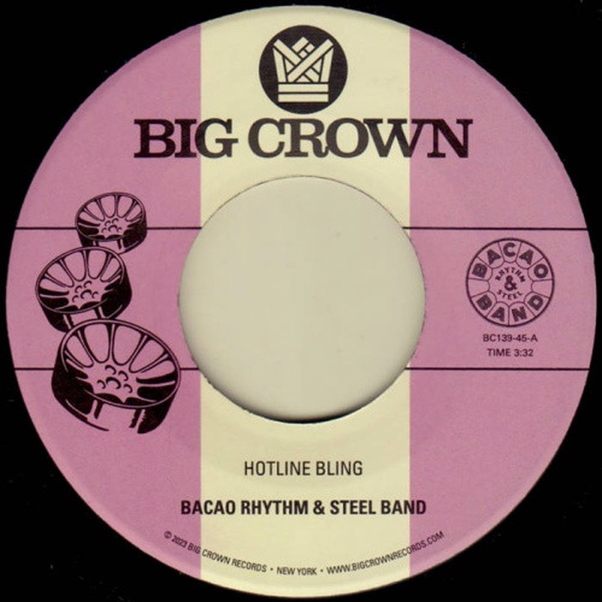 Bacao Rhythm & Steel Band – Hotline Bling / Murkit Gem – 7″ Vinyl
