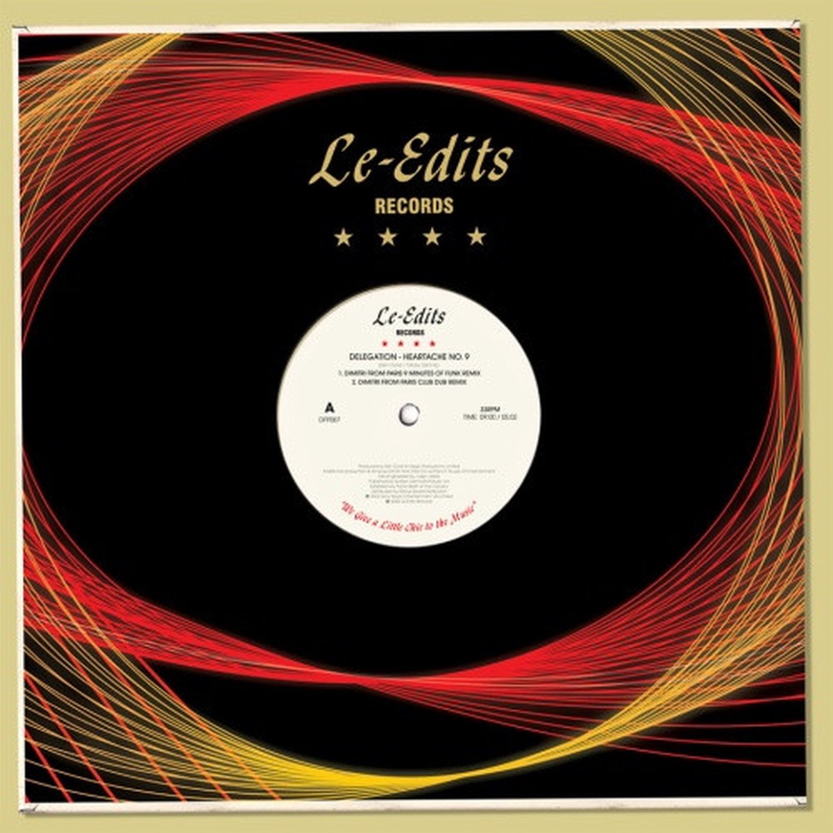 Delegation – Heartache No.9 / One More Step (Dimitri From Paris Remixes) – 12″ Vinyl