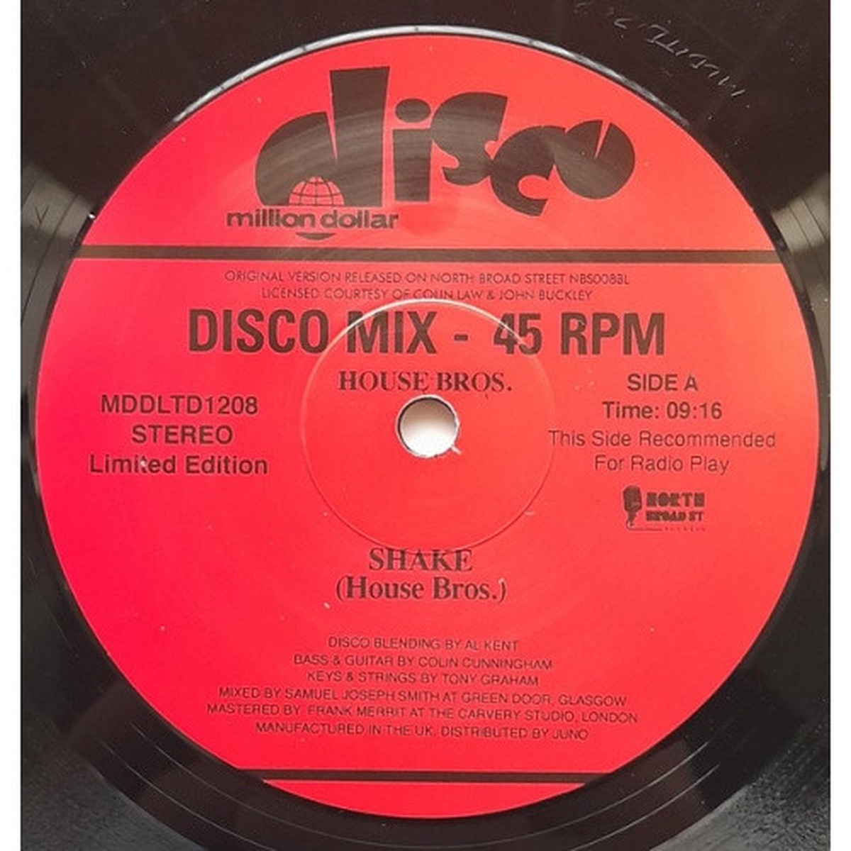 House Bros. – Shake (Al Kent Remix) – 12″ Vinyl
