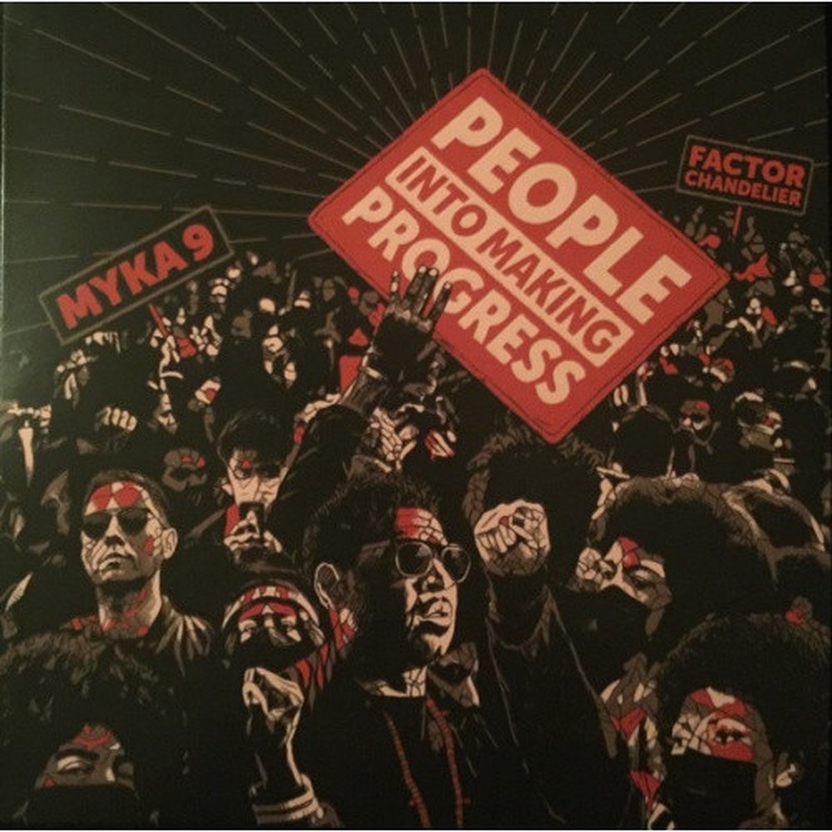 Myka 9 & Factor Chandelier – People Into Making Progress – 7″ Vinyl