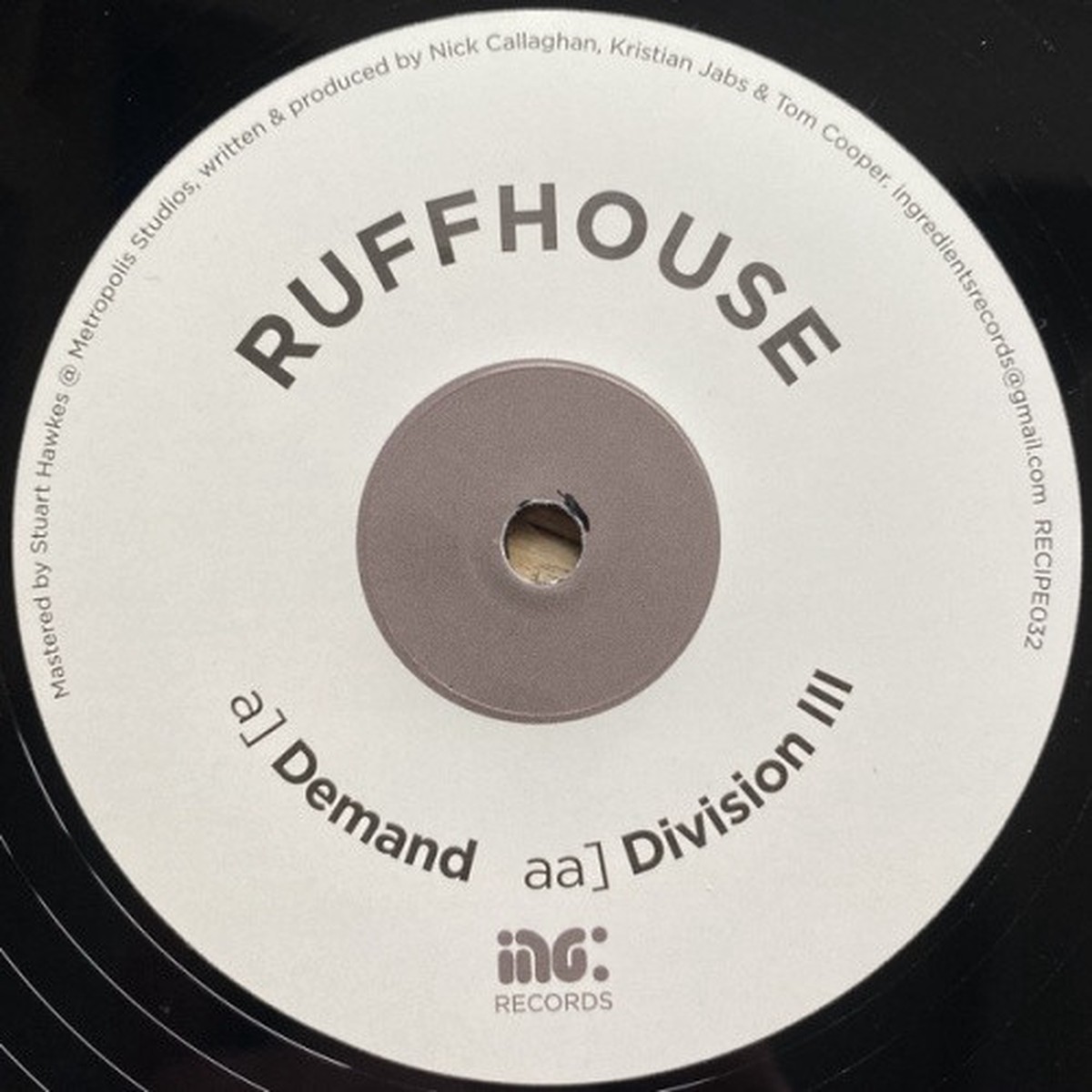 Ruffhouse – Demand / Division III – 12″ Vinyl