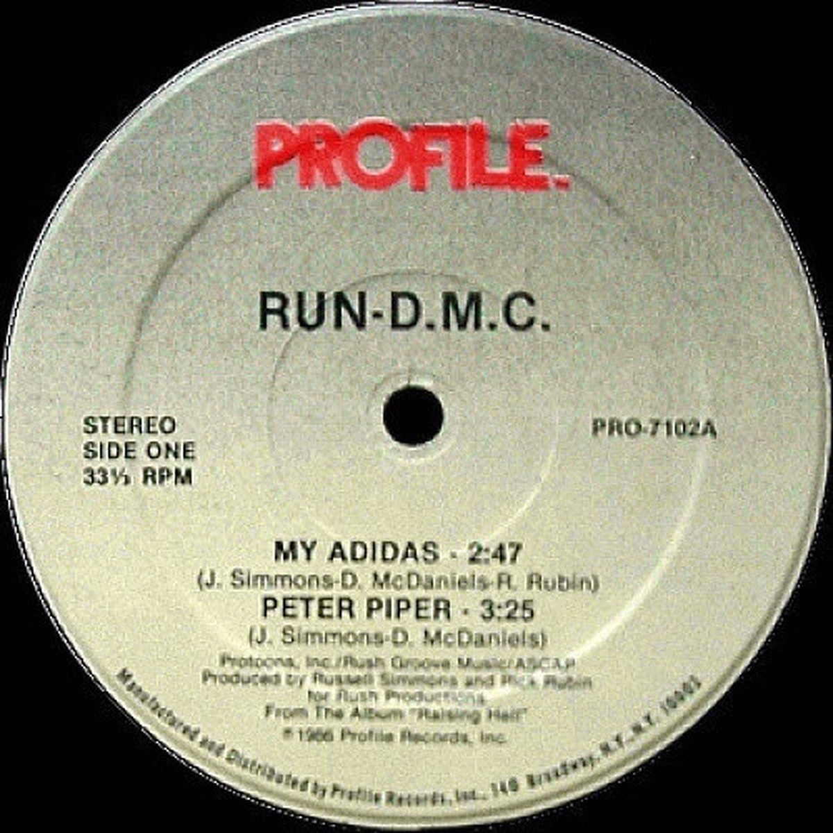 Run Dmc – My Adidas/Peter – 12″ Vinyl