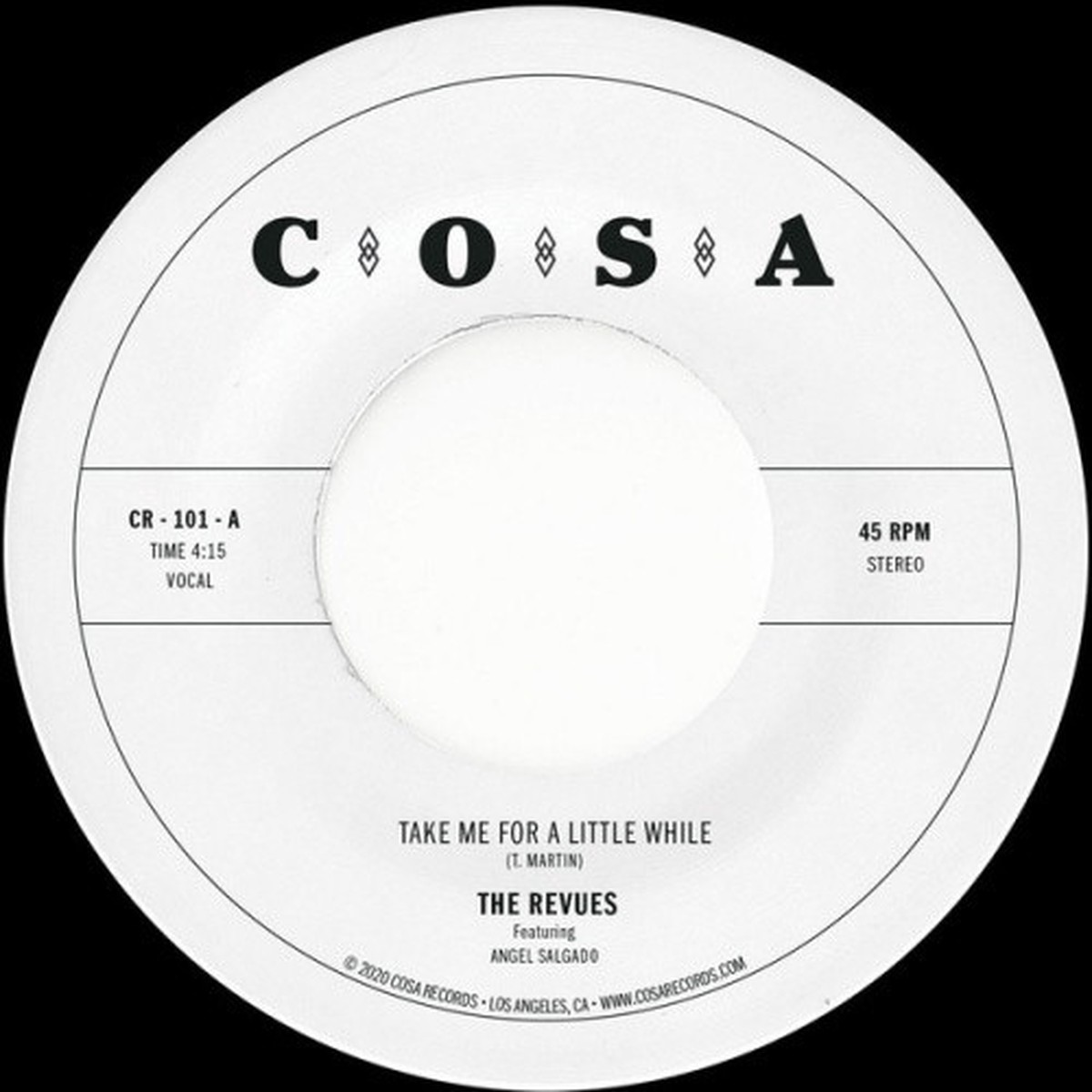The Revues – Take Me For A Little While – 7″ Vinyl