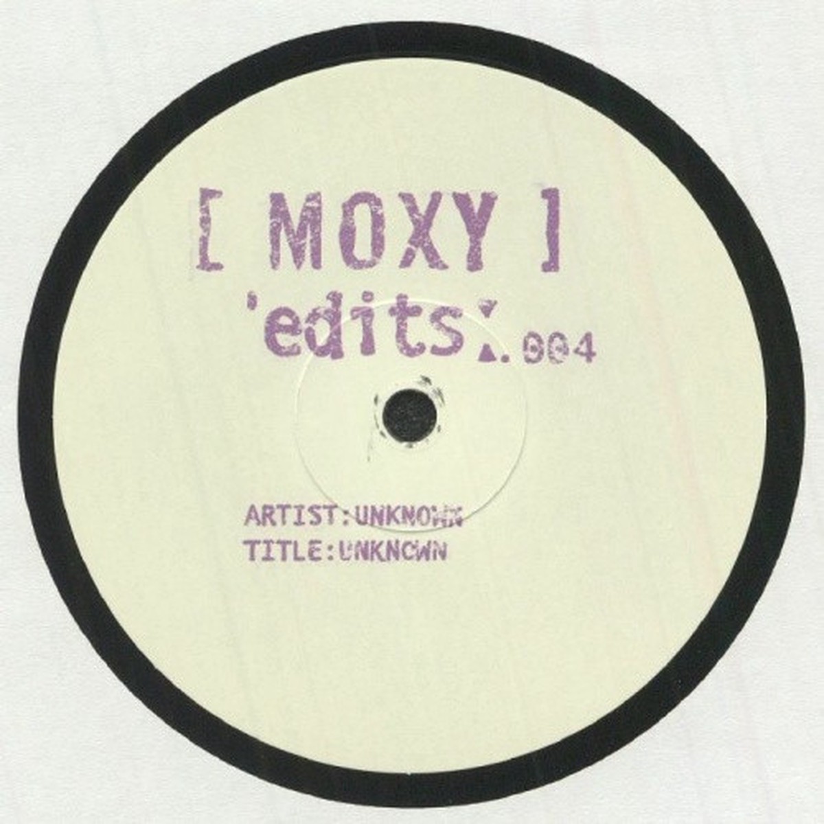 Unknown Artist – Moxy Edits 004 – 12″ Vinyl