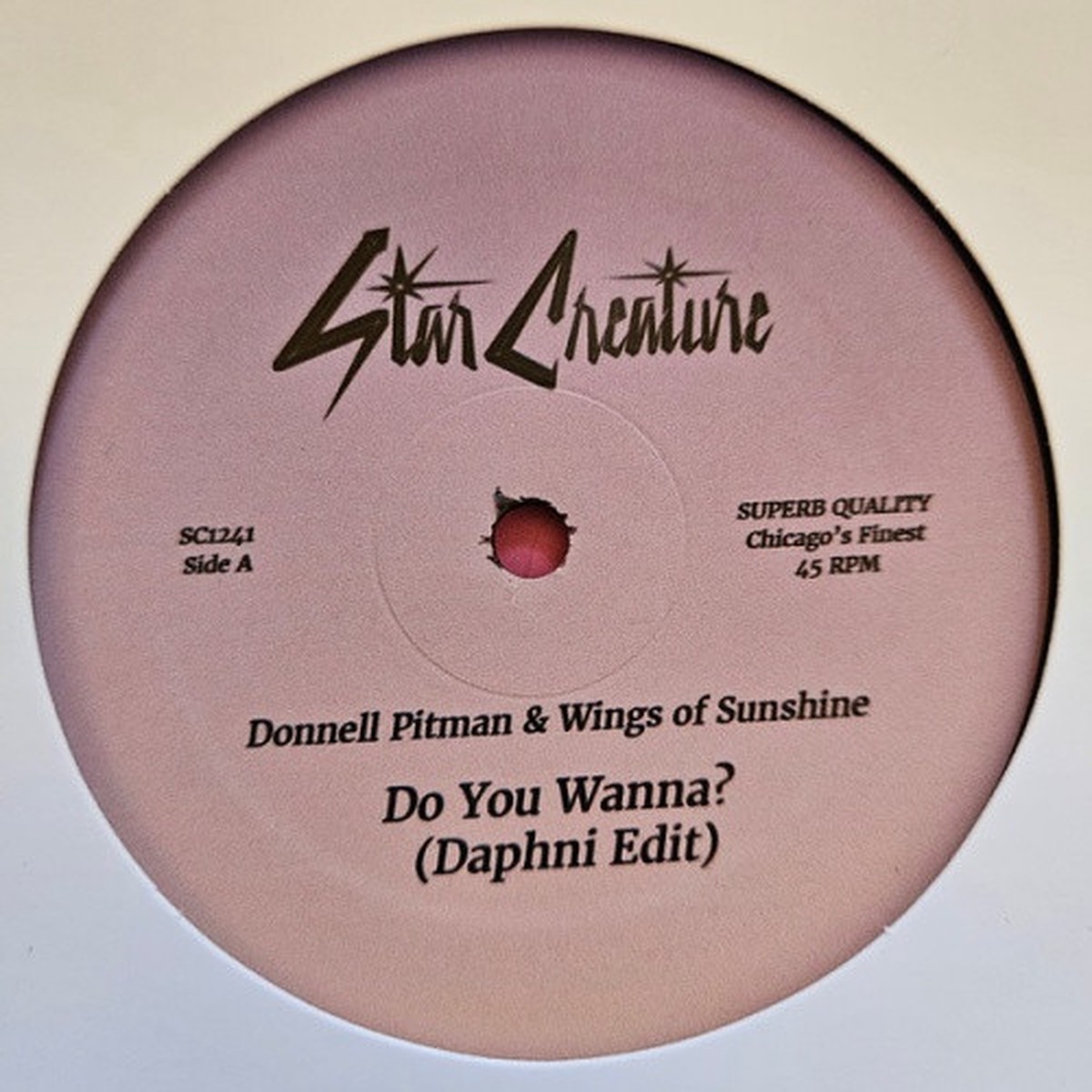 Donnell Pitman & Wings Of Sunshine – Do You Wanna (Daphni Edit) – 12″ Vinyl