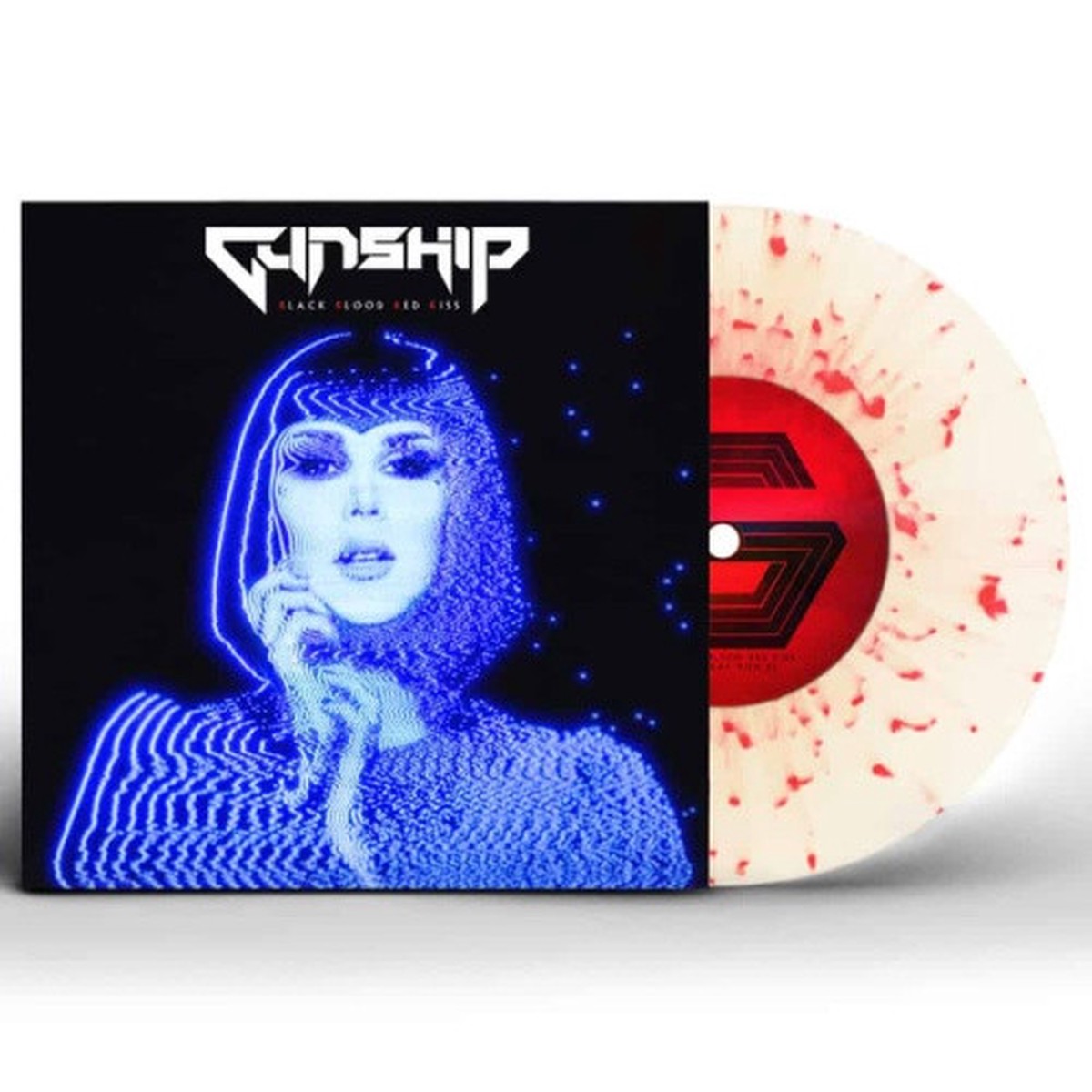 Gunship – Black Blood Red Kiss – 7″ Colored Vinyl
