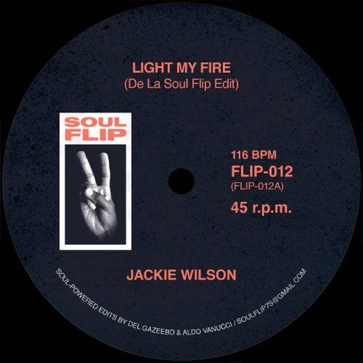 Jackie Wilson / The Supremes – Light My Fire / The Happening (Edits) – 7″ Vinyl