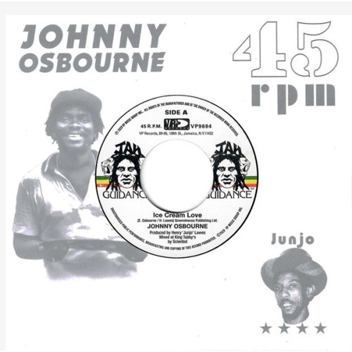 Johnny Osbourne – Ice Cream Love – 7″ Vinyl