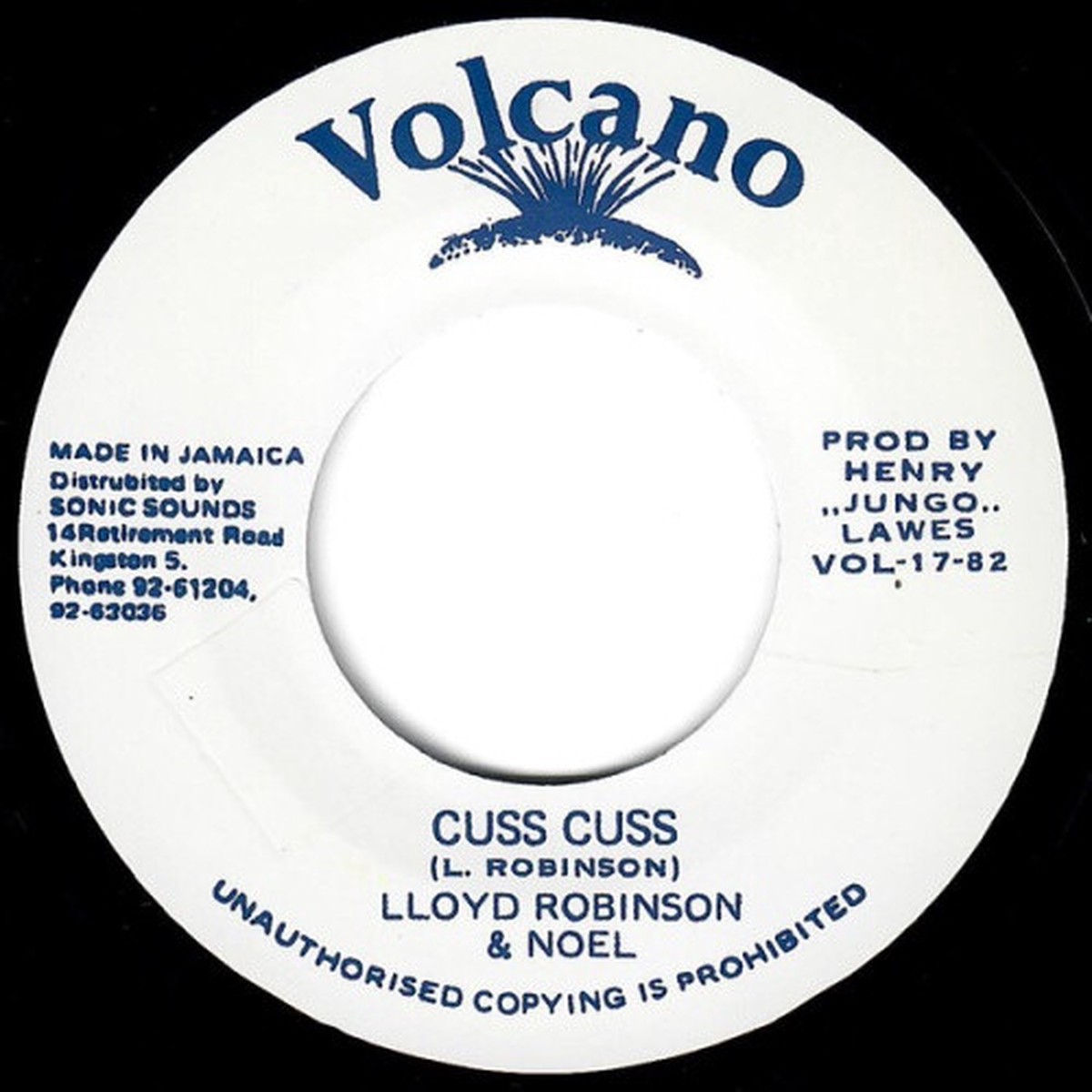 Lloyd Robinson – Cuss Cuss – 7″ Vinyl