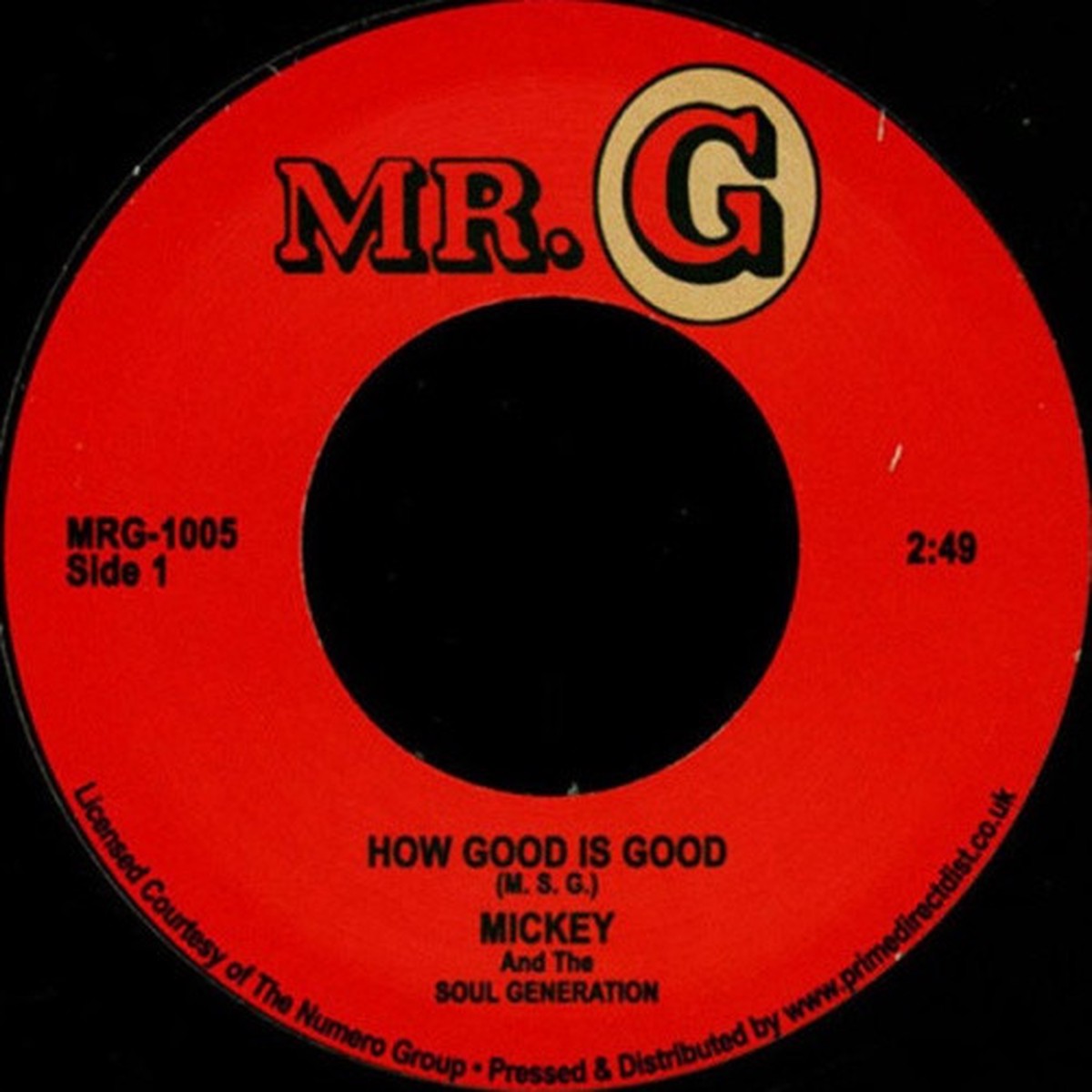 Mickey & The Soul Generation – How Good Is Good / Get Down Brother RSD – 7″ Vinyl